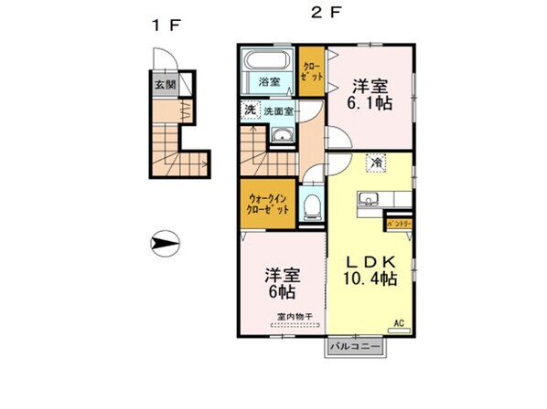 シャイネス川崎の物件間取画像